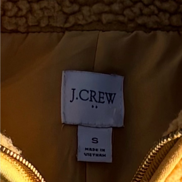 J. Crew Golden Sherpa Vest - Picture 3 of 3